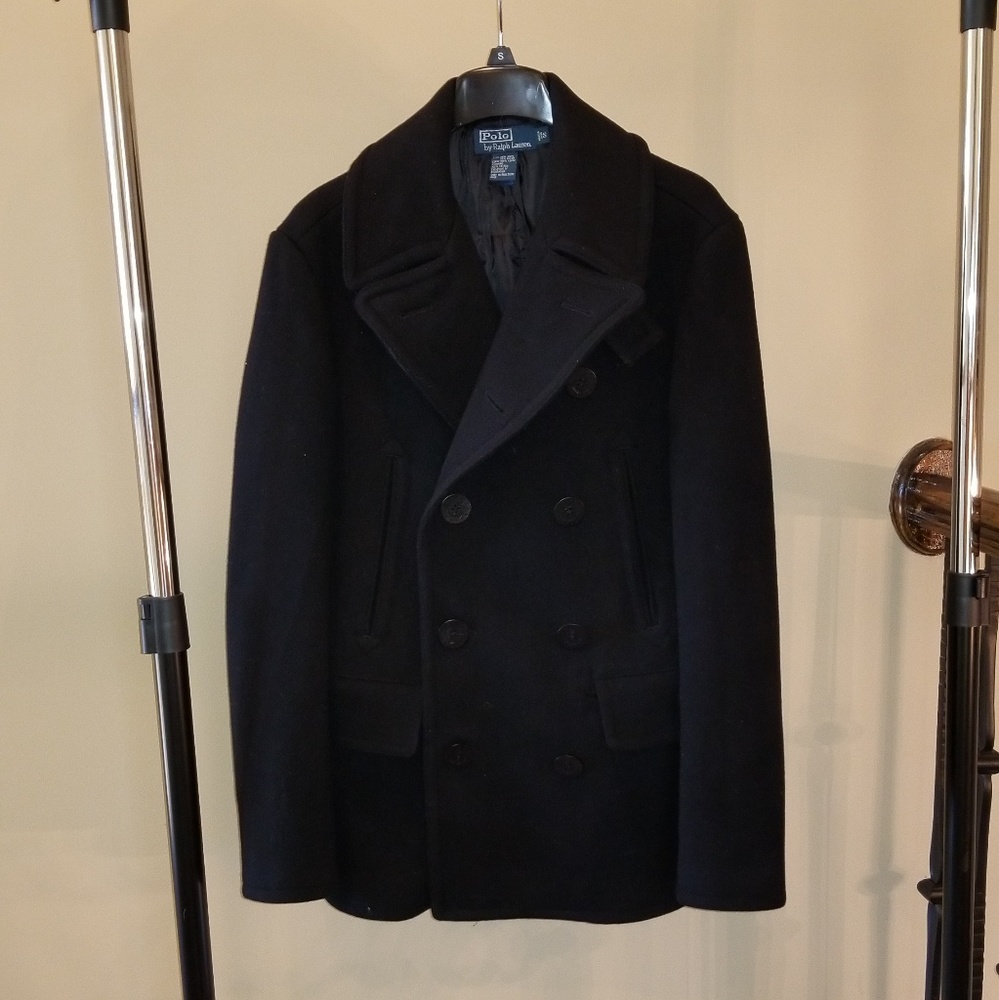 Ralph Lauren Black Peacoat